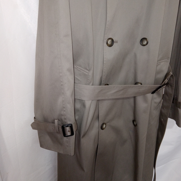Lauren Ralph Lauren Trench Coat 48R Tan Removable Liner Belted Mens XL Old Money - Picture 2 of 15